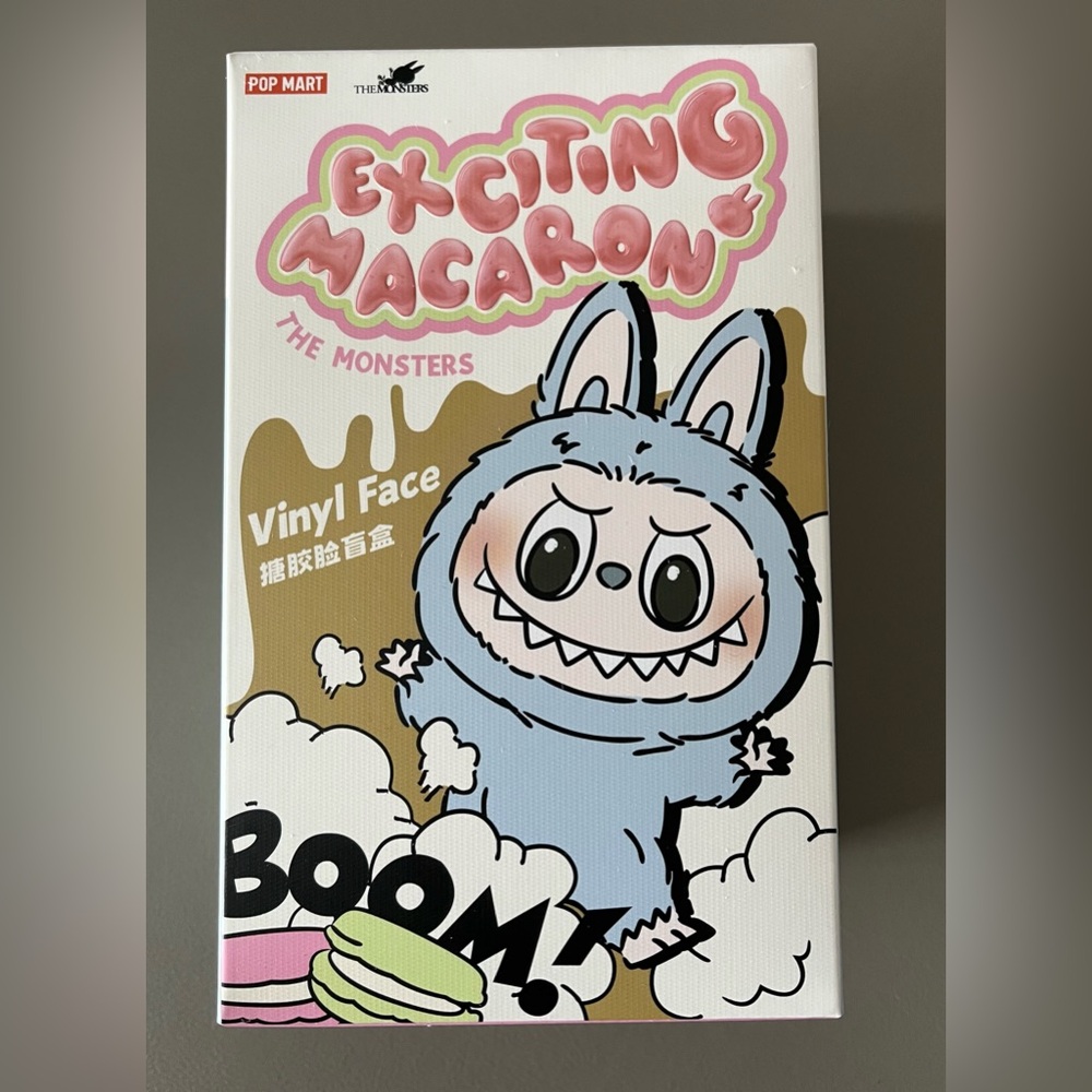 Pop Mart Authentic Sealed Labubu Macaron (Sesame Bean)